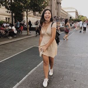 Floral print summer dress